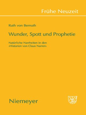 cover image of Wunder, Spott und Prophetie